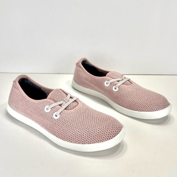 Allbirds TS Tree Skippers Women Comfort Shoes Size 12.5 Pink Mesh Laced Sneakers - Picture 1 of 15